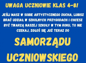 Wybory do Samorządu Uczniowskiego