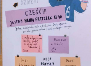 Plakat wyborczy nowej przewodniczącej