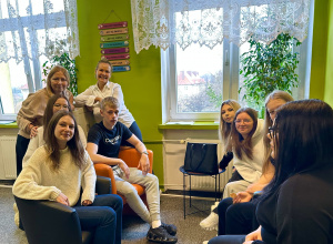 Warsztaty z uczniami liceum