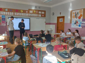 Zajęcia profilaktyczne Victora i Marcela