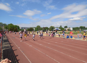 Zawody lekkoatletyczne w Łodzi